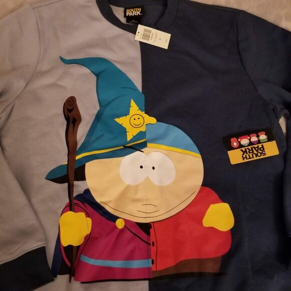 South Park XL Cartman Wizard Split Sweatshirt Mens Stick of Truth Women Unisex - Picture 3 of 9